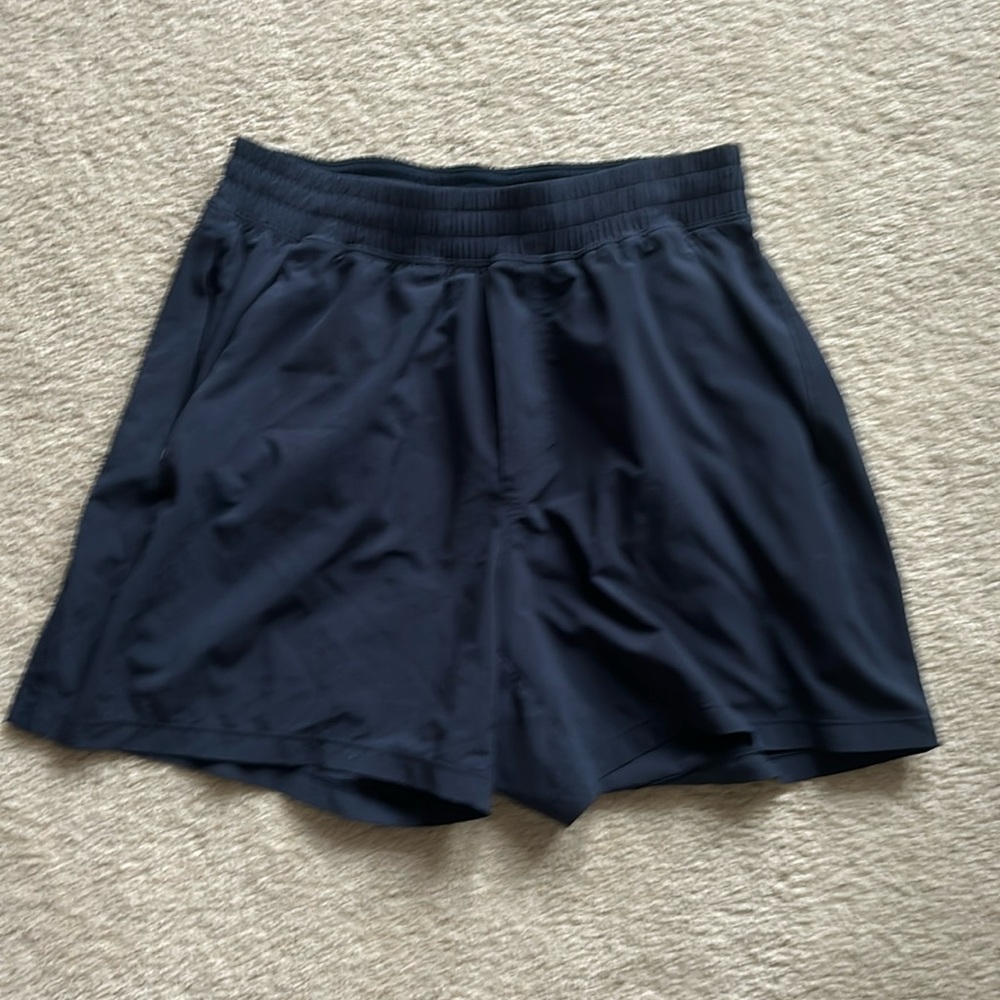 LULULEMON MENS SHORTS NAVY